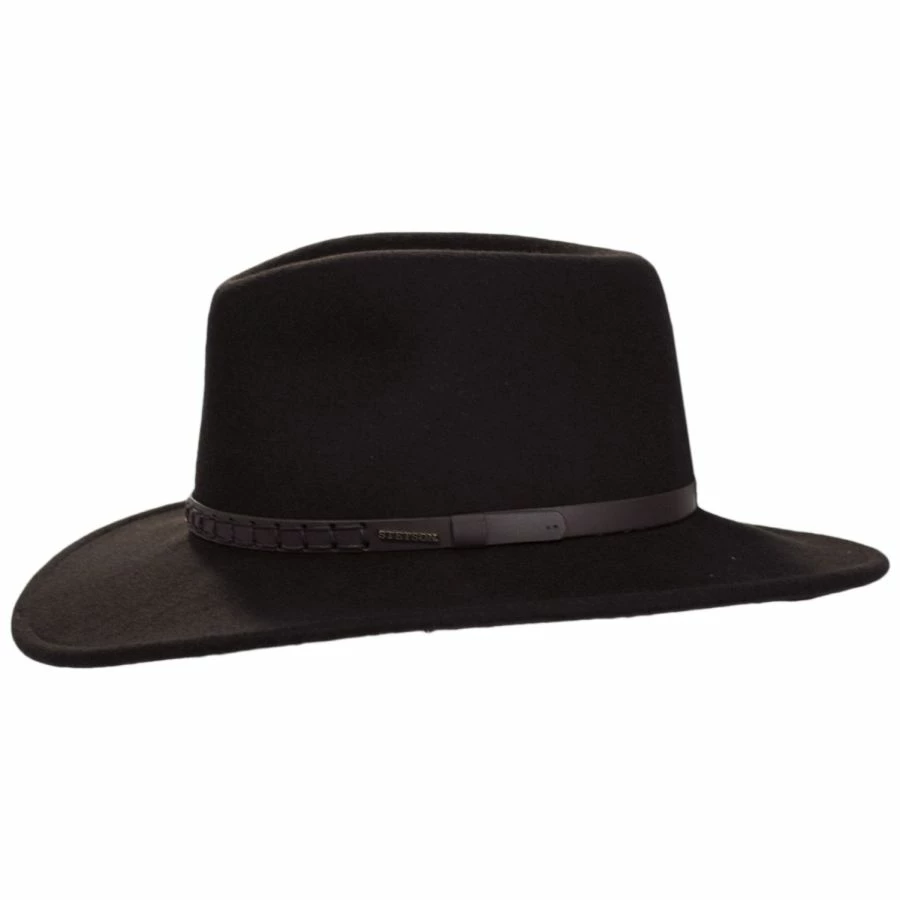 Stetson Sturgis Crushable Wool Felt Outback Hat 2 Stetson Sturgis Crushable Wool Felt Outback Hat - Image 2