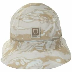 Beta Camouflage Cotton Packable Bucket Hat - Beige