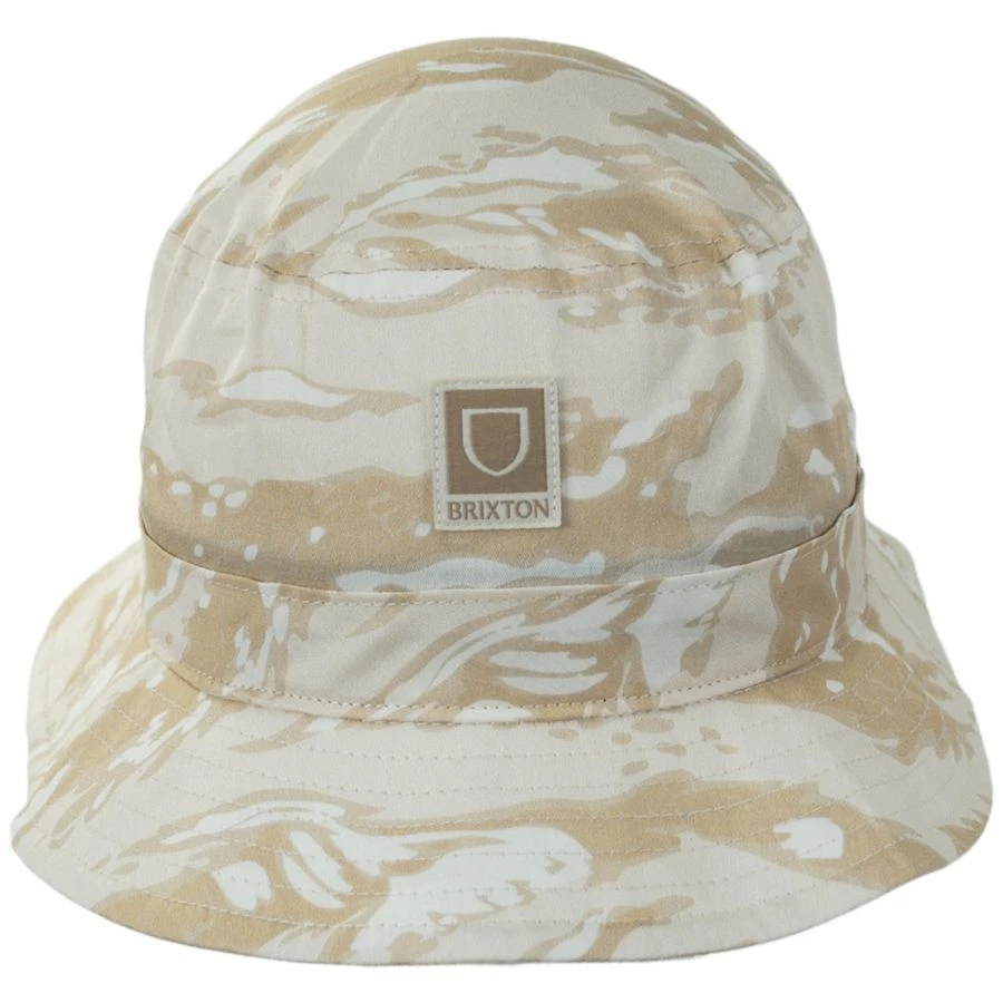 Beta Camouflage Cotton Packable Bucket Hat - Beige