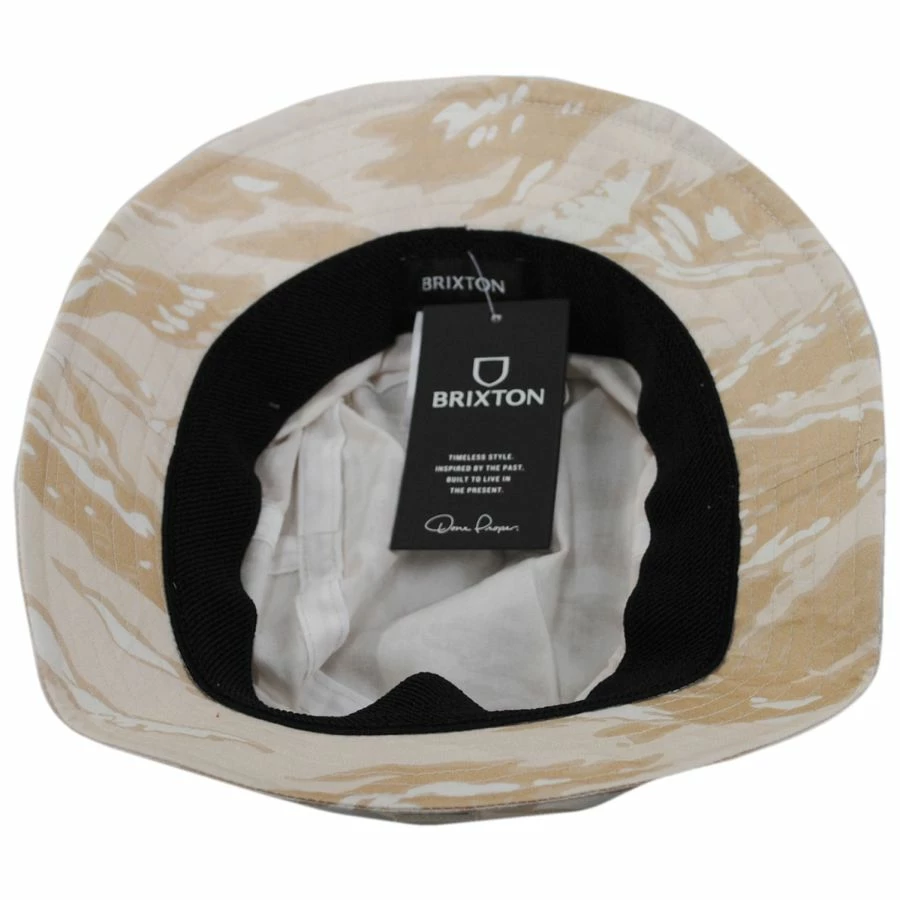 Beta Camouflage Cotton Packable Bucket Hat - Beige - Image 3