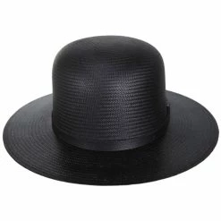 Quil Shantung LiteStraw Open Crown Hat