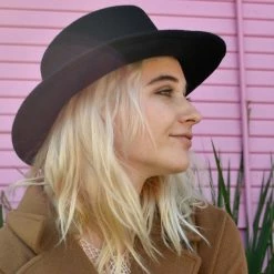 Crushable Wool Felt Gambler Hat