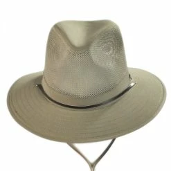 Mesh Crown Aussie Hat