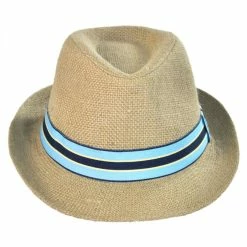 Kid's Jute Fedora Hat