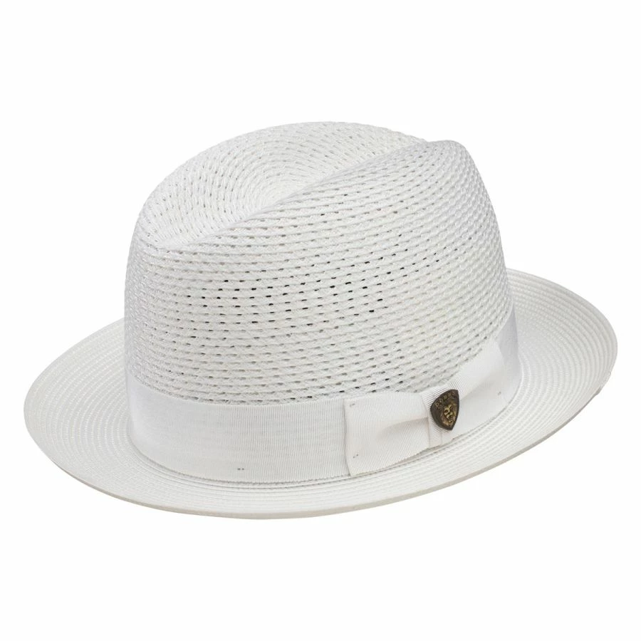 Madison Milan Straw Fedora Hat - Image 2