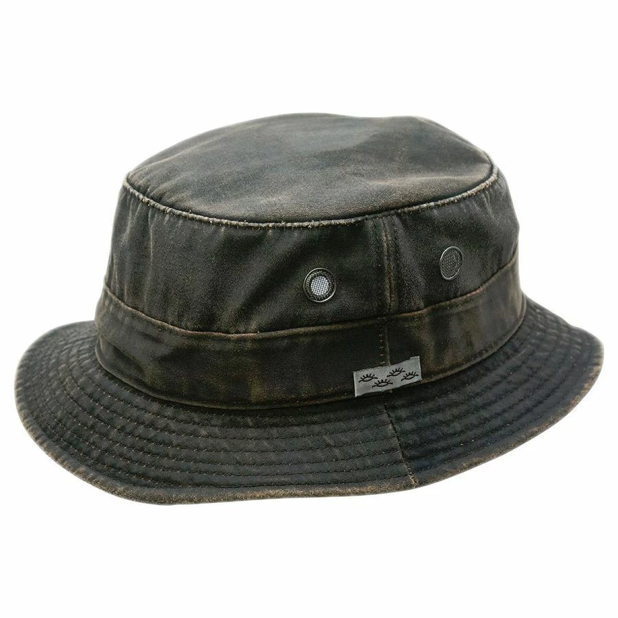 Weathered Cotton Bucket Hat 3 Weathered Cotton Bucket Hat - Image 3
