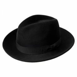 Criss Wool LiteFelt Long Teardrop Fedora Hat