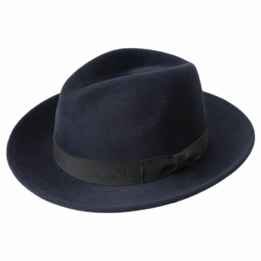 Criss Wool LiteFelt Long Teardrop Fedora Hat 3 Criss Wool LiteFelt Long Teardrop Fedora Hat - Image 3