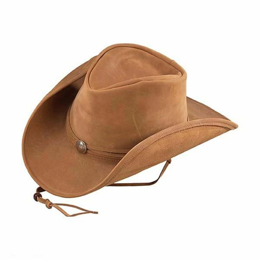 Walker Conche Band Leather Western Hat 1 Walker Conche Band Leather Western Hat